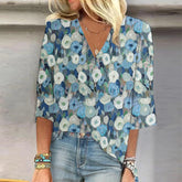 Lenteblauwe blouse