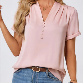 Roze elegantie blouse