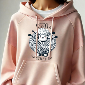 Wollige schapenhoodie