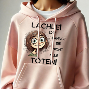 Brutale glimlach hoodie