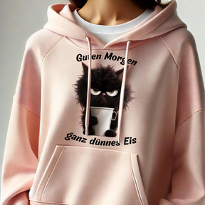 Hoodie met een stoere kat