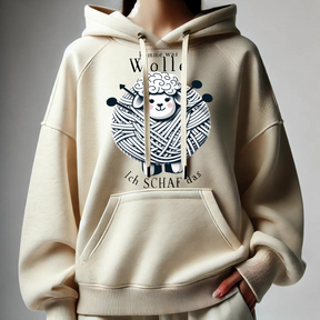 Wollige schapenhoodie