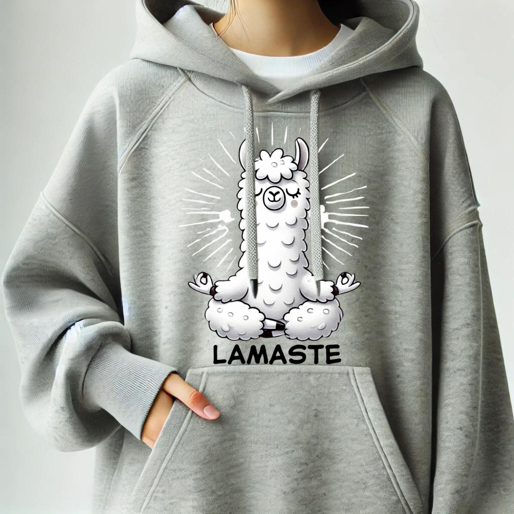 Relaxte lama hoodie