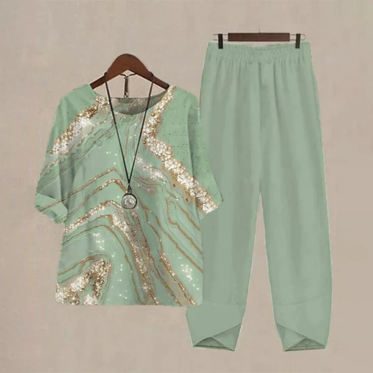 Mint glamour-set