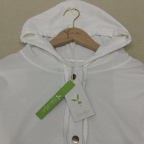 FallStil® - Altijd betere witte hoodie