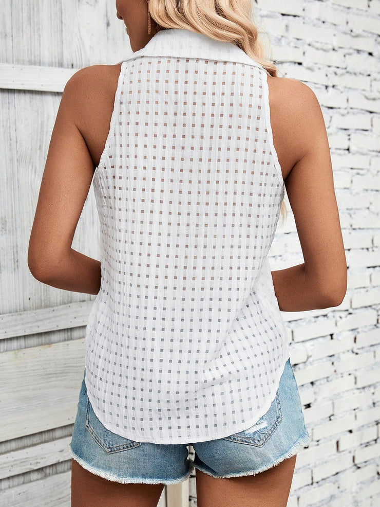 EcoExotica® - Luchtige, effen mouwloze tanktop