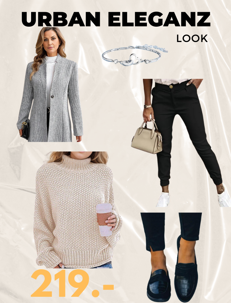 OutfitStil® - Stedelijke elegantie-look