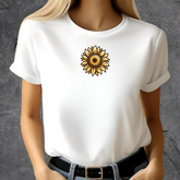 Mini-t-shirt met zonnebloemen