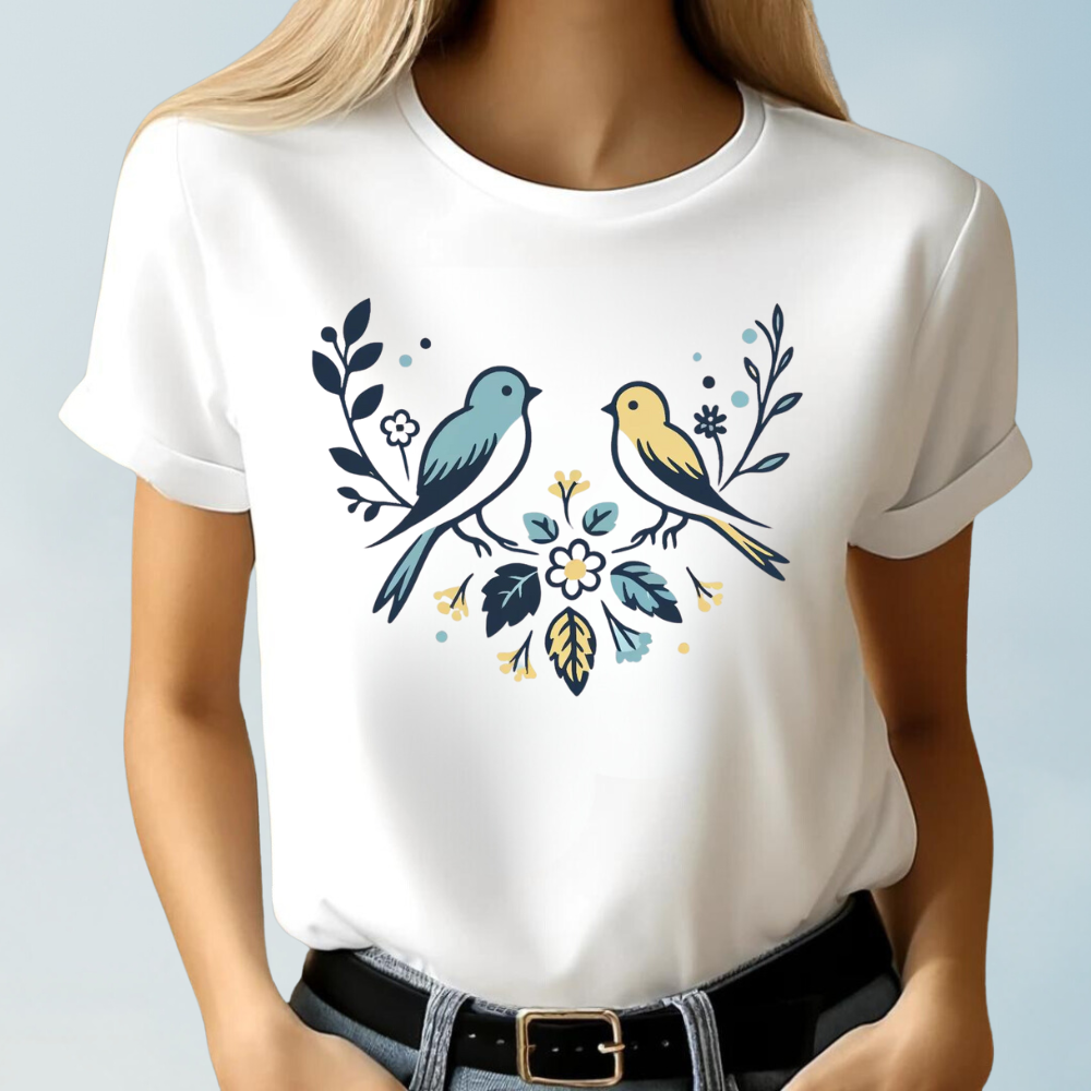 Vogel duet T-shirt