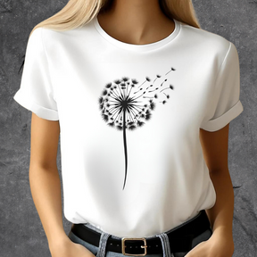 Paardebloem in de wind T-shirt