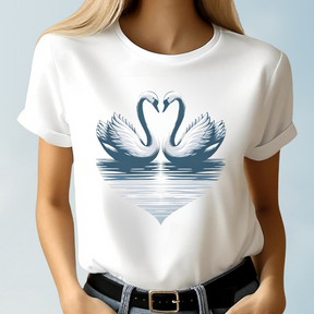 Zwaan liefde T-shirt