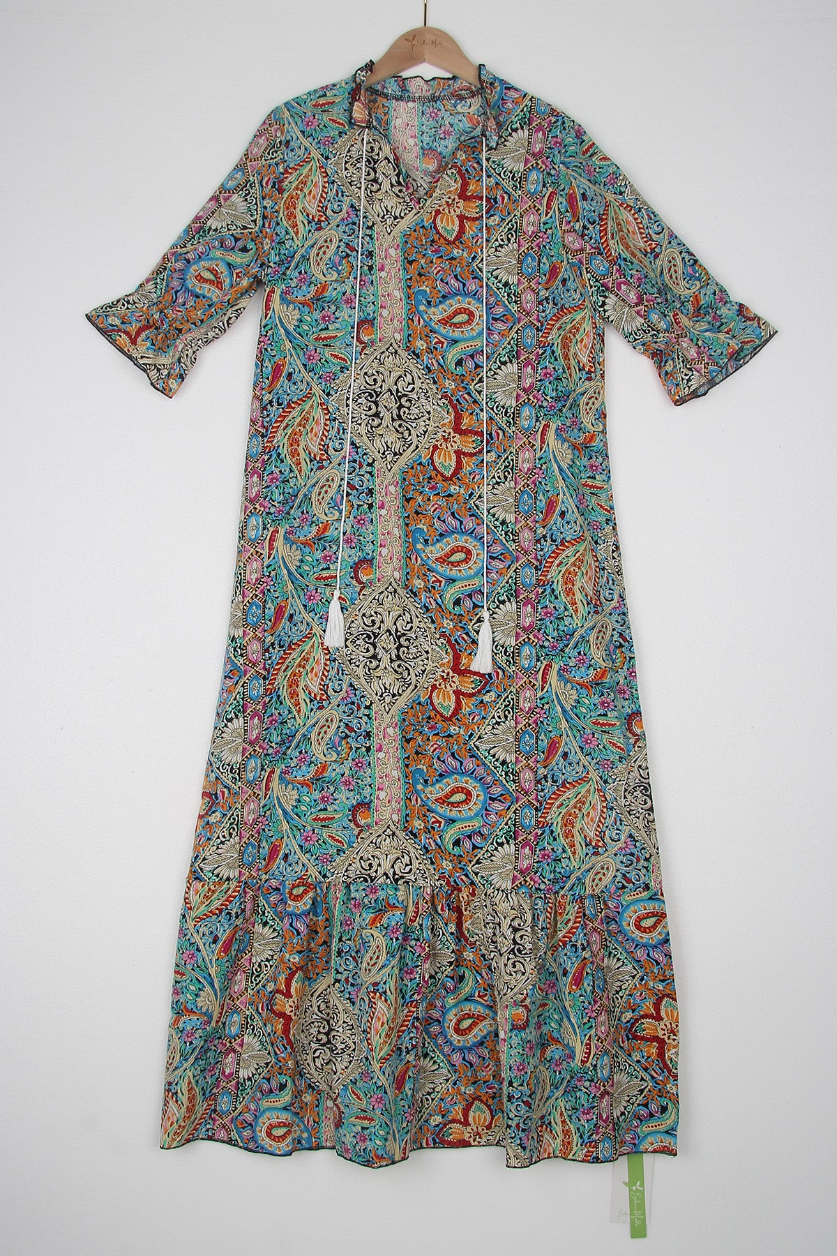 Paisley magische maxi-jurk