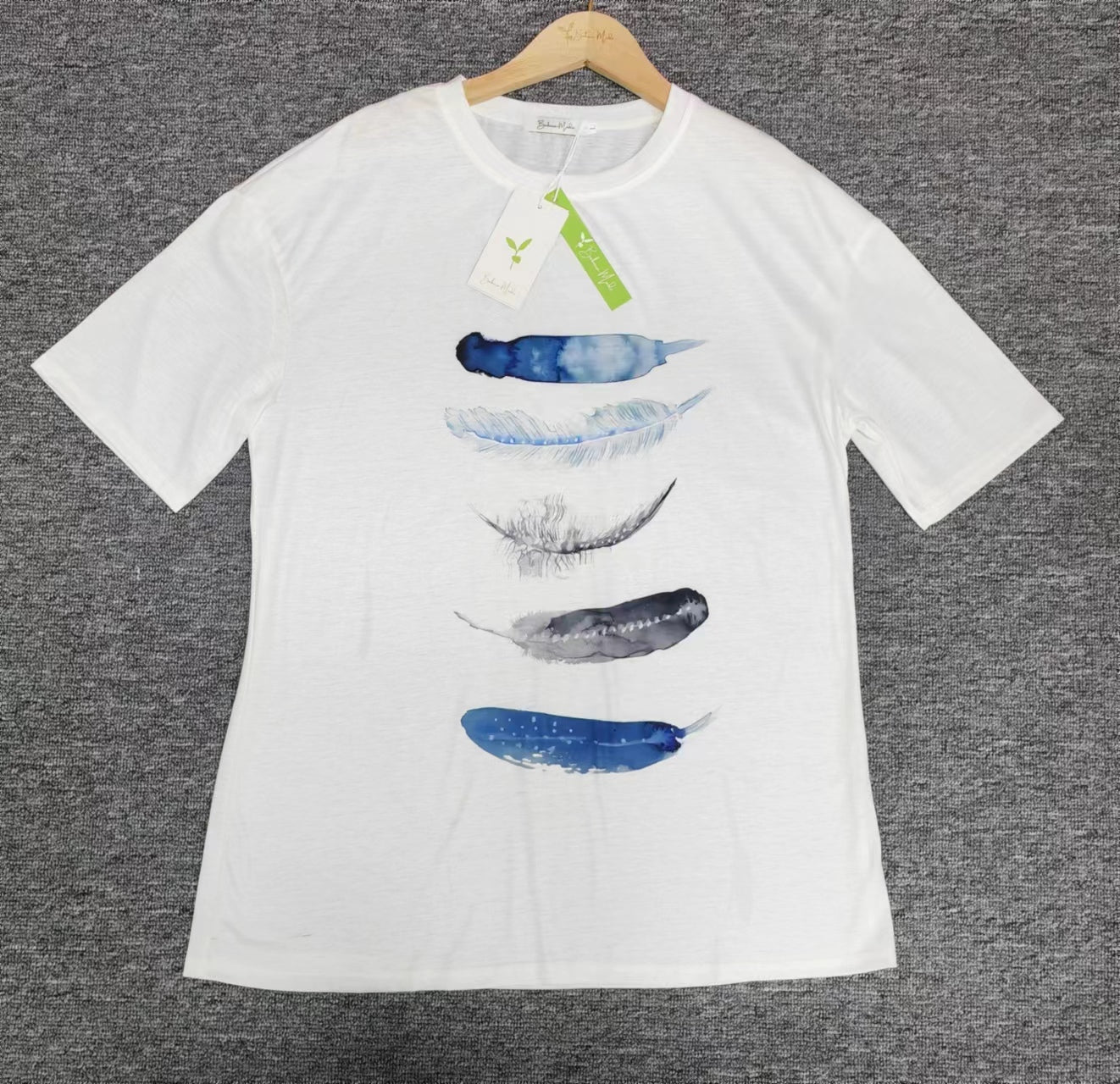 SpringStil® - Freedom Feather T-shirt met korte mouwen