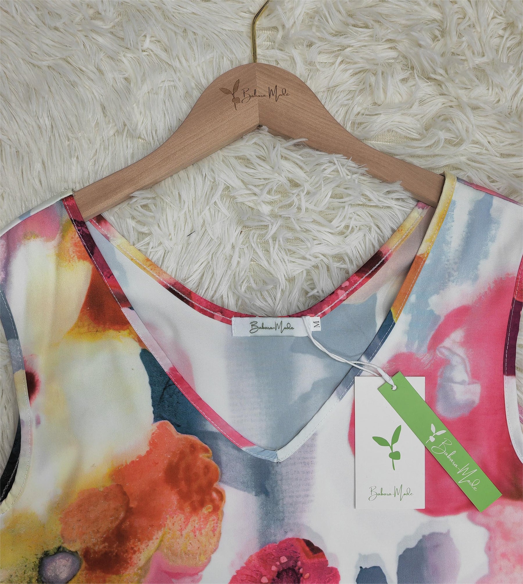 PureWear® - Gelaagde tanktop met aquarelbloemenprint