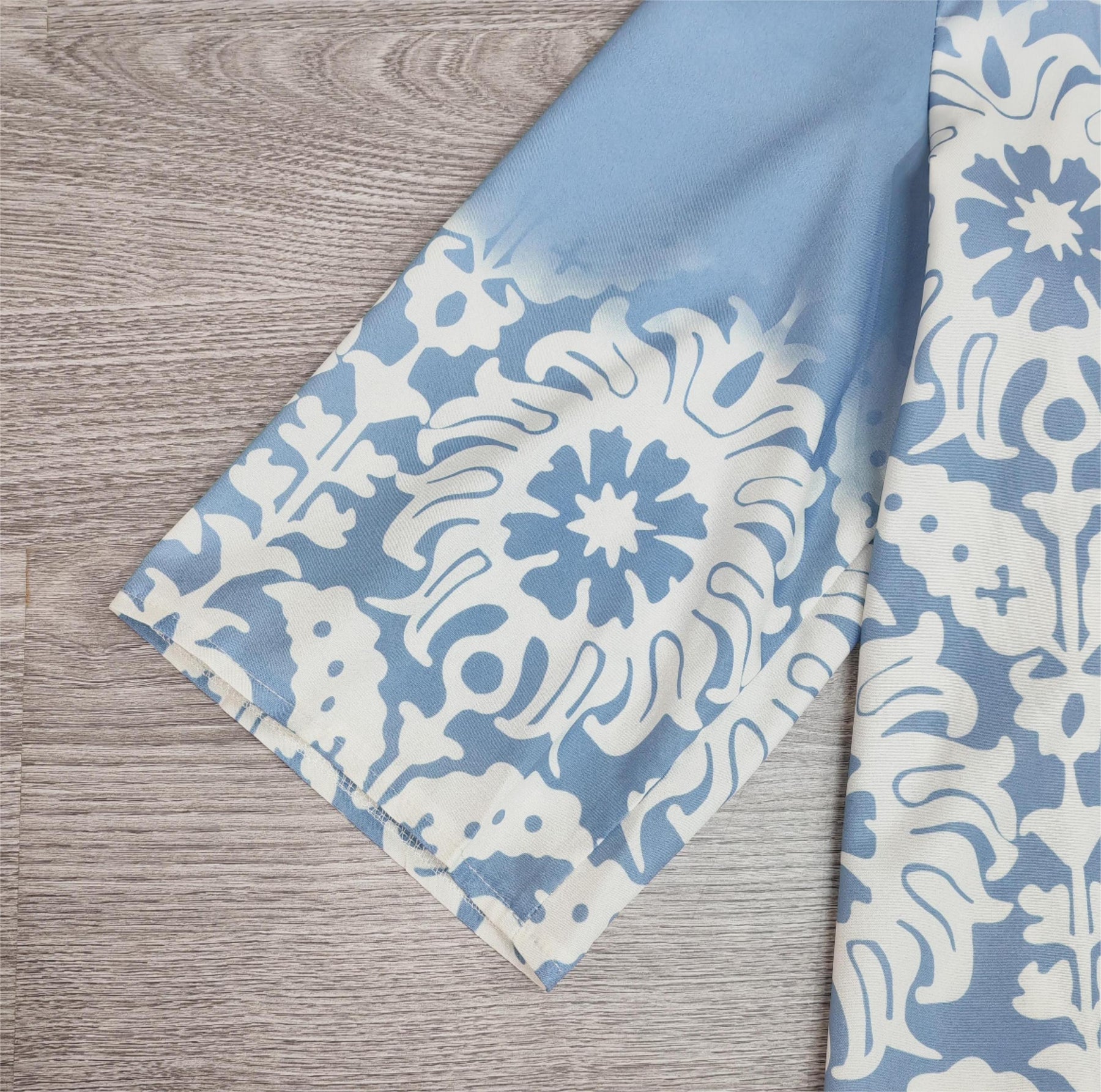 Naturlux® - Modieus topje met blauwe print