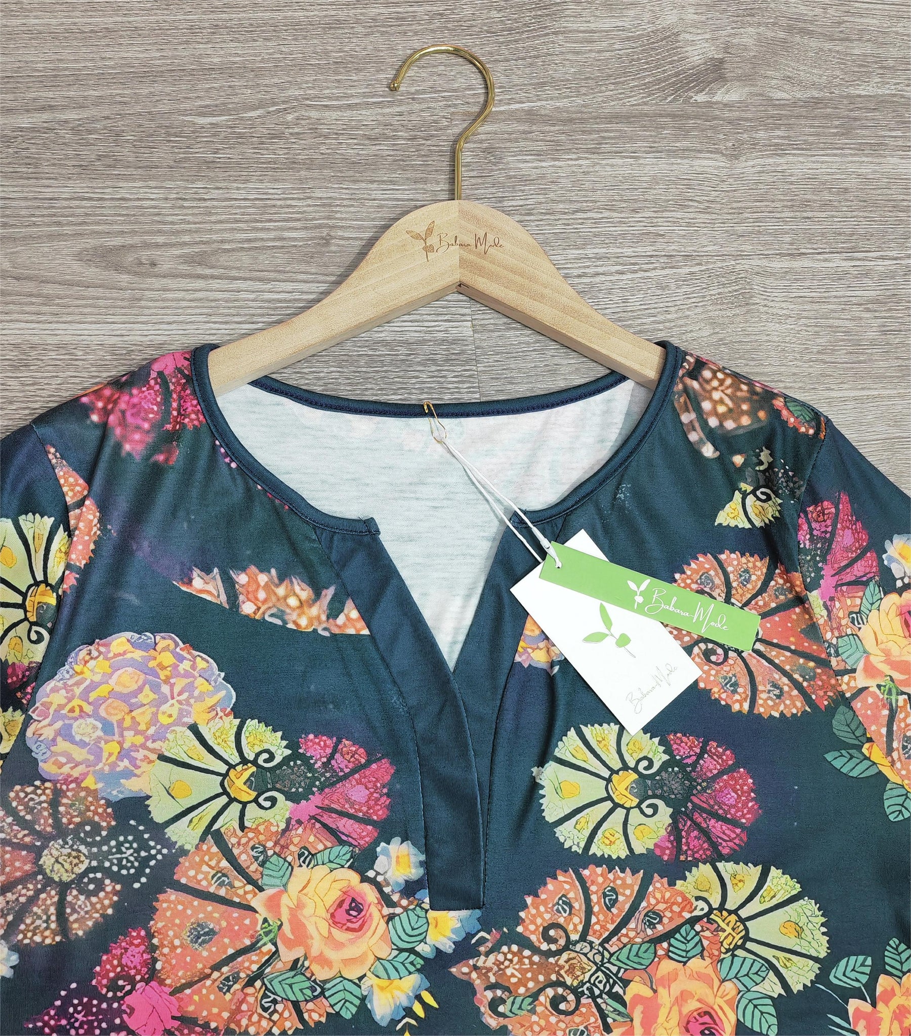 PureWear® - Trendy top met print en korte mouwen