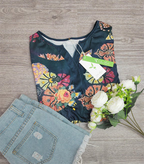 PureWear® - Trendy top met print en korte mouwen