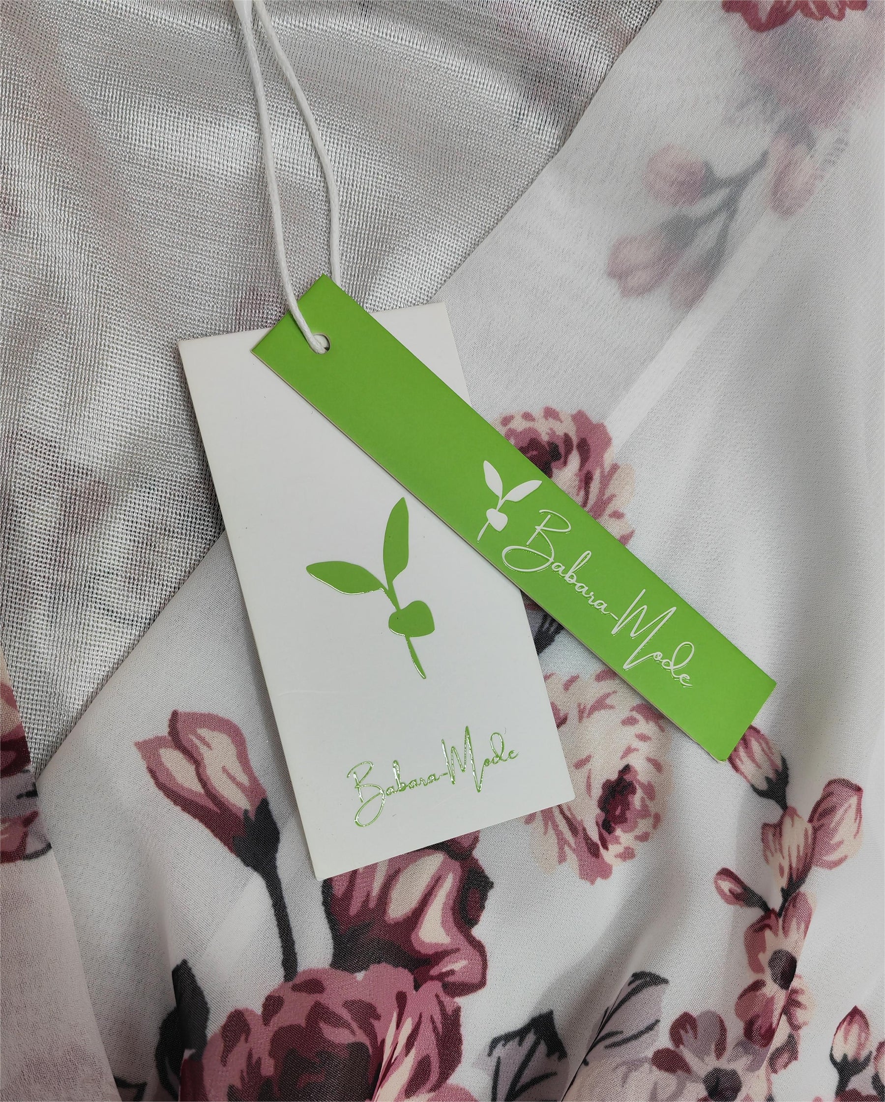 Raffiné® - Sophia Blooms chiffonjurk met bloemenprint en overlap