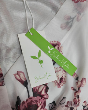 Raffiné® - Sophia Blooms chiffonjurk met bloemenprint en overlap