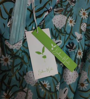 SpringStil® - Groene midi-jurk met zijzakken