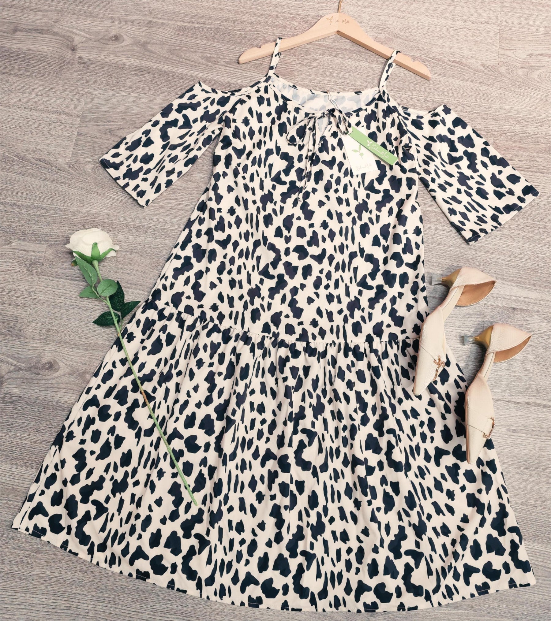 BlossomBliss® - Ready to Pounce-jurk met cheetahprint