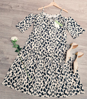 BlossomBliss® - Ready to Pounce-jurk met cheetahprint