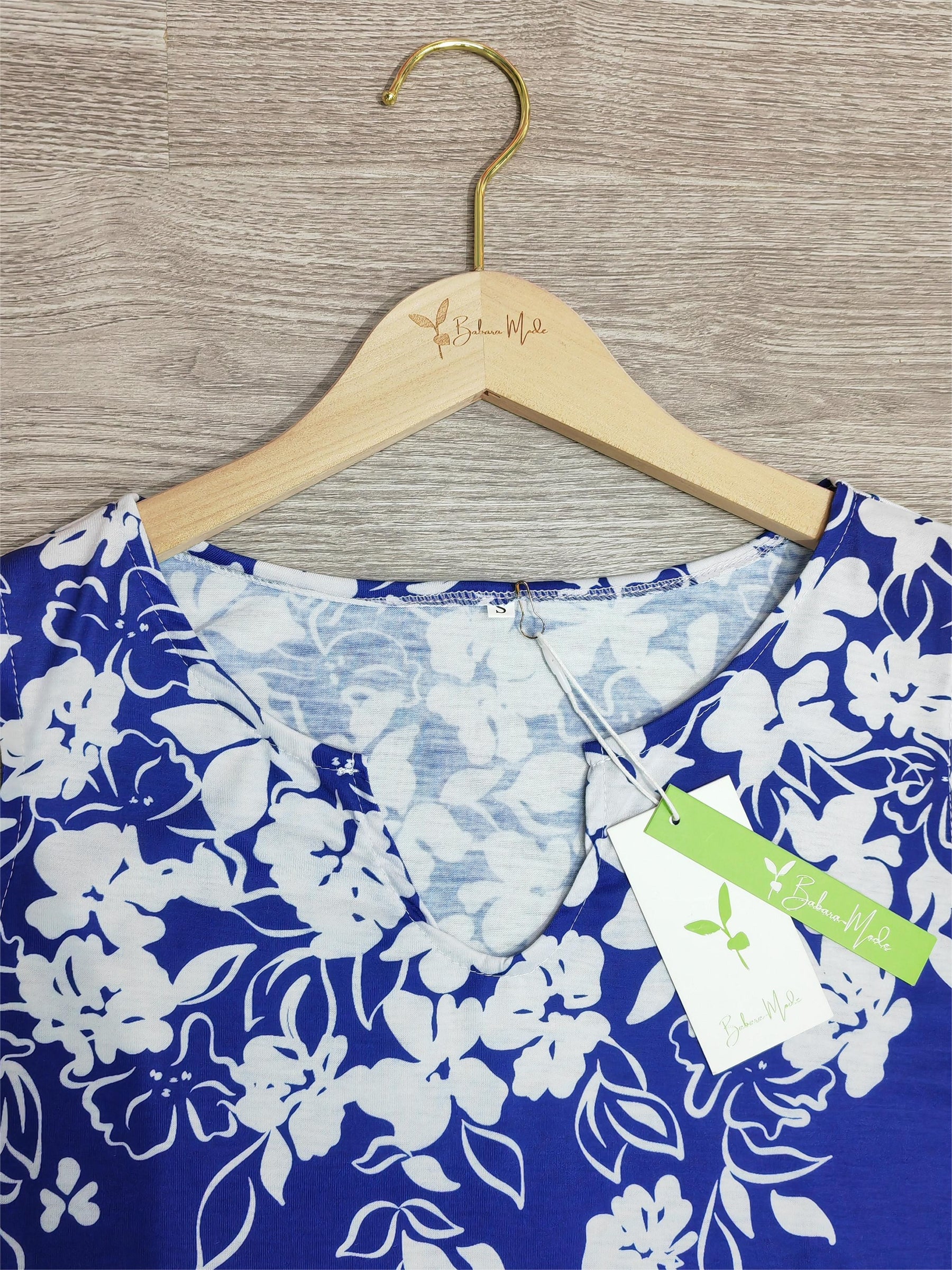 EcoExotica® - Trendy mouwloze tanktop met bloemenprint