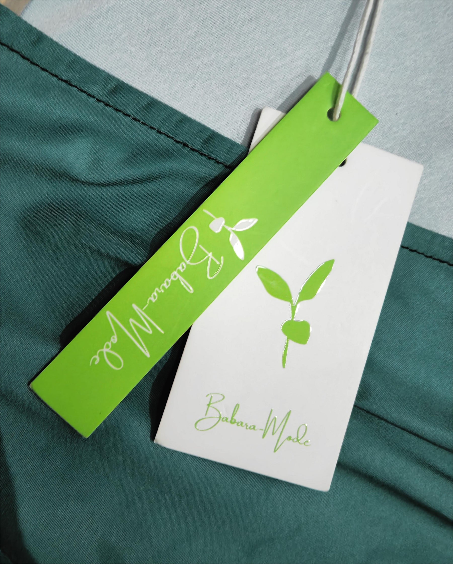 EcoExotica® - Midi-jurk met groene gradiëntbloemen voor dames