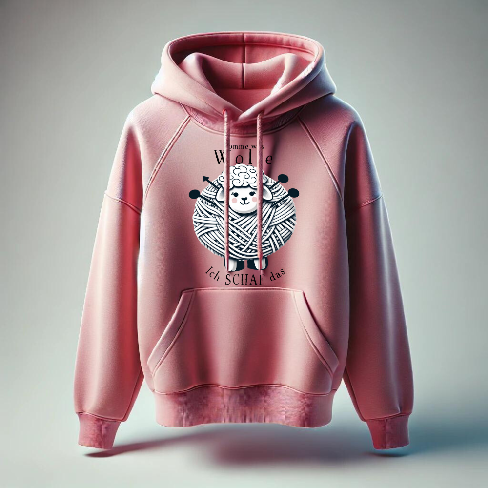 Wollige schapenhoodie