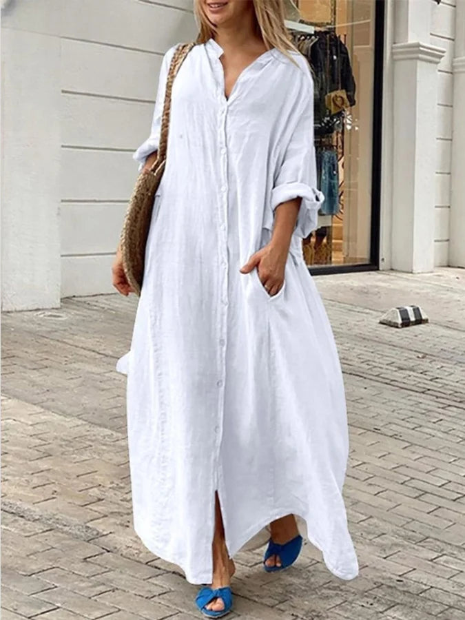 Witte droom maxi-jurk 