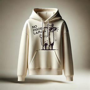 Probleemloze lama-hoodie