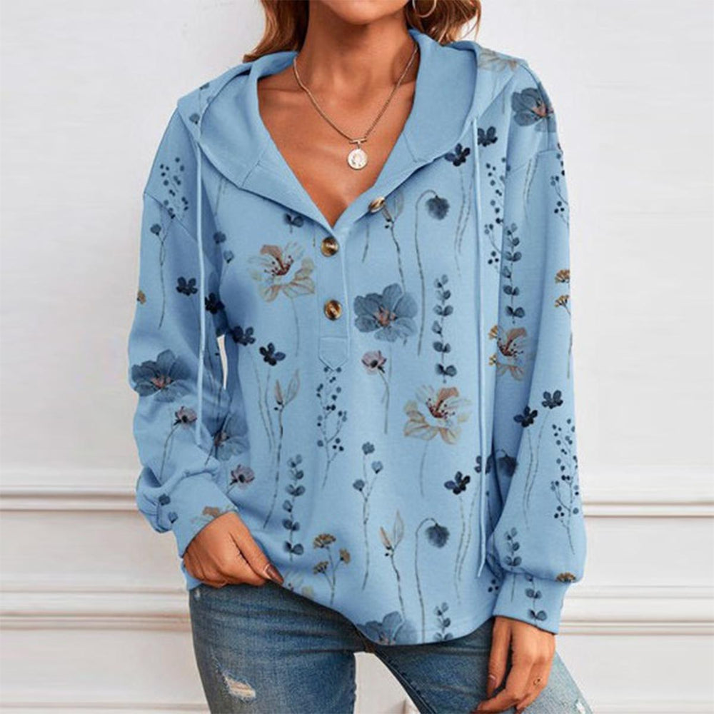 WinterTrend® - Sweatshirt met frisse print en lange mouwen