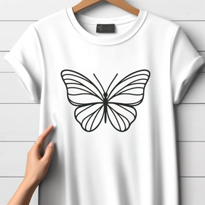 Grafisch vlinder t-shirt