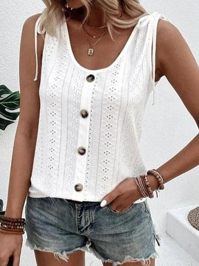 Witte elegantie top