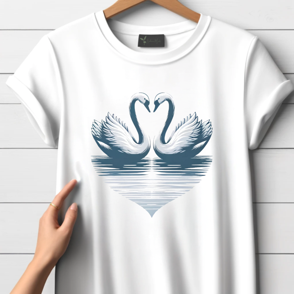 Zwaan liefde T-shirt