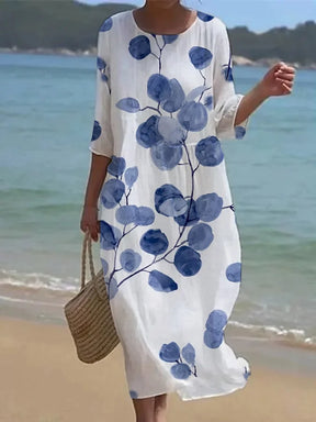 Mariene Flora maxi-jurk