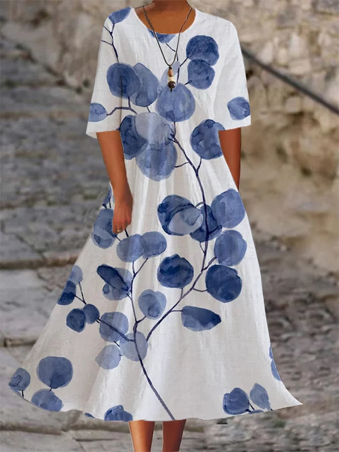 Mariene Flora maxi-jurk