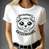 T-shirt van kattenstof