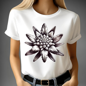 T-shirt met Edelweiss-bloem