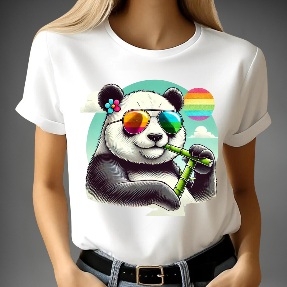 Zomers pandashirt