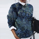 PureWear® - Top met moderne print en ronde hals