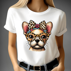 Fashionista Bulldog-T-shirt