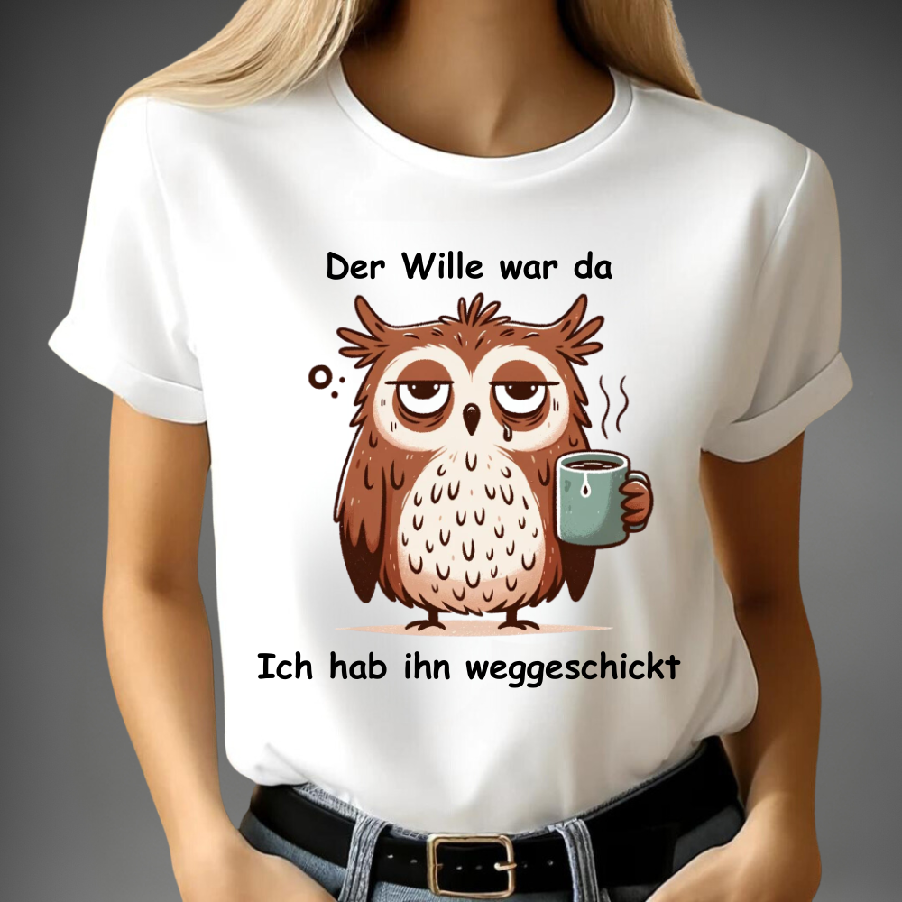 Vermoeide Uil T-shirt