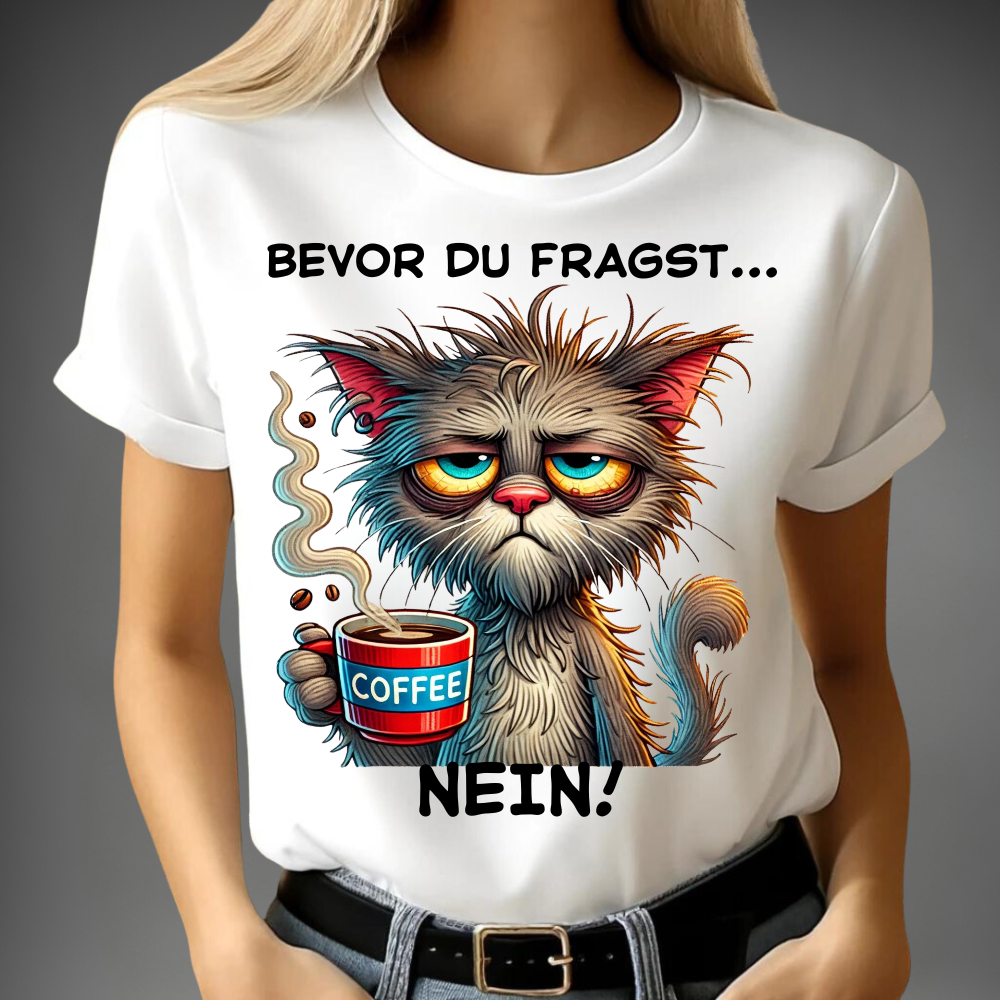 Voordat je het vraagt ​​Cat T-shirt