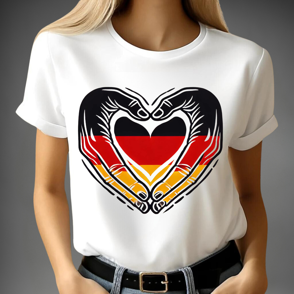 Duitsland hart T-shirt