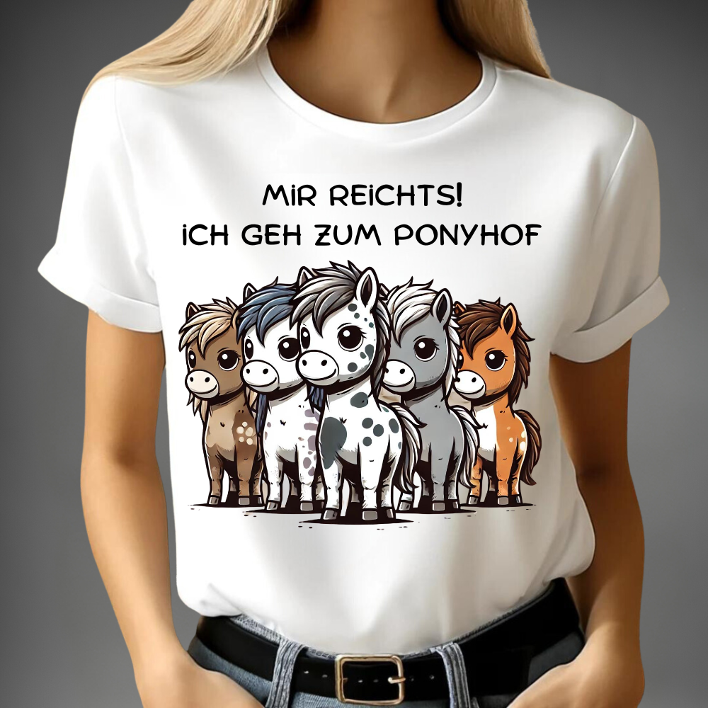 Leuk t-shirt voor de ponyboerderij