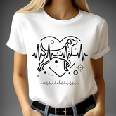 Hart hond T-shirt