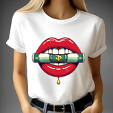 Provocerend lippenshirt