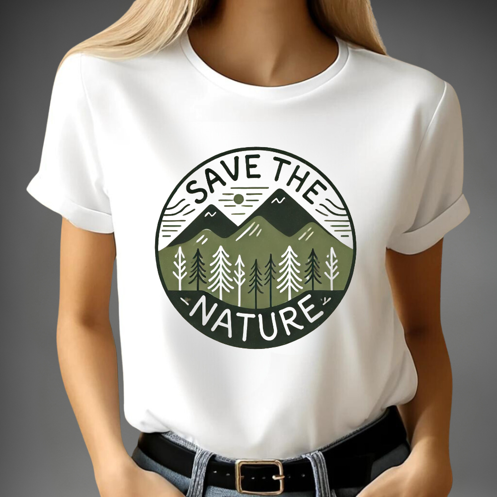 Bewaar het natuur-T-shirt