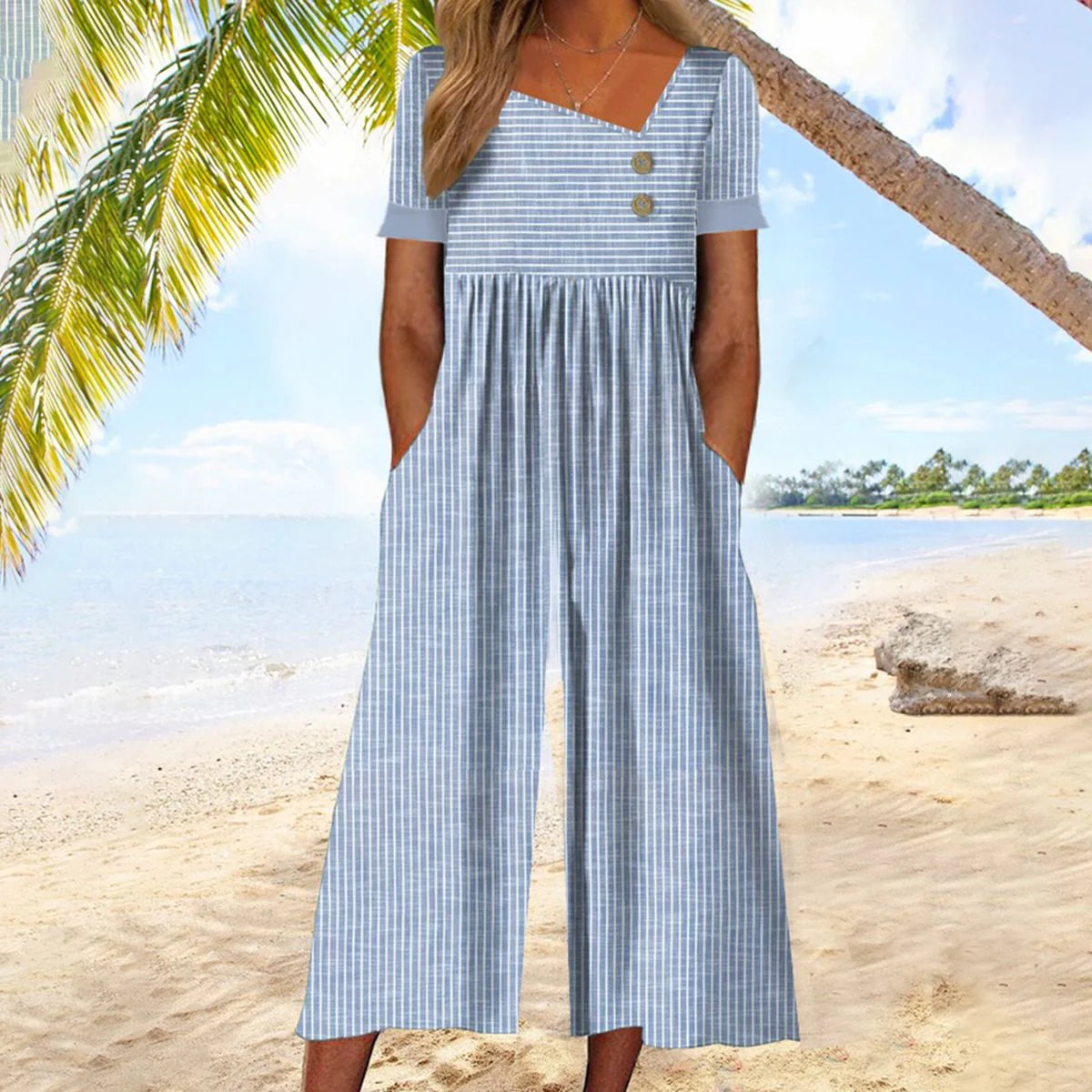 Gestreepte Breeze jumpsuit